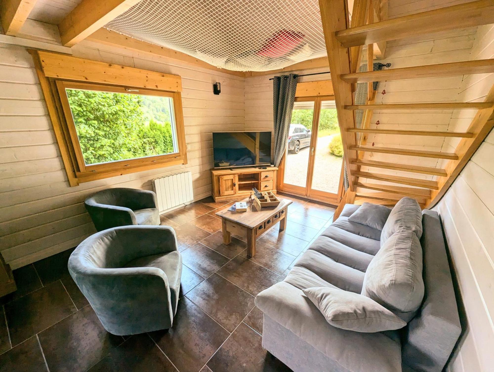Chalet Sauna Jacuzzi 6 Personnes 라브레세 외부 사진