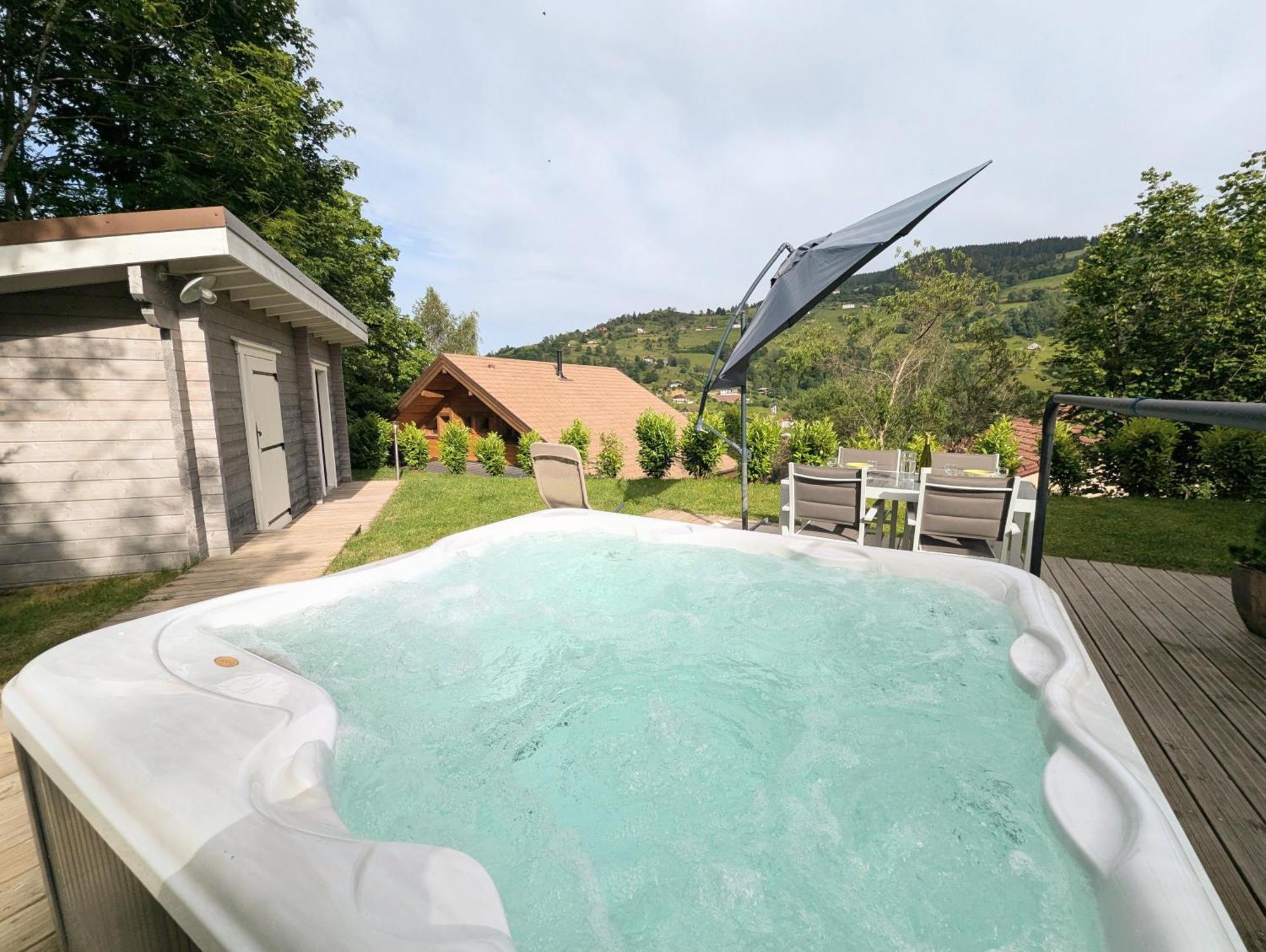 Chalet Sauna Jacuzzi 6 Personnes 라브레세 외부 사진